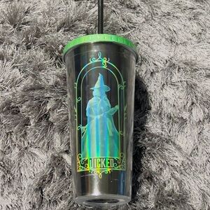 Wicked Witch Holographic Tumbler with Straw